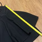 Lulus  Small Black Peplum Plunging Neckline Bodycon Mini Dress Stretchy Photo 3