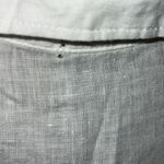 Nicole Miller Tunic Long Swim Coverup White Linen Top Size M Photo 5