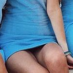 Revolve Baby Blue Mini Dress Photo 2