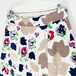 Boden USA Boden Floral Linen A Line Minj Skirt Size 10 Long Photo 1