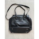 Coach  Charlie Tote Bag Large Black Leather Shoulder Handbag Purse Photo 4