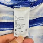 Tommy Bahama  Satin Silk Striped Shirts Blue‎ White Size 14 Photo 2