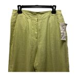 J.Jill Womens Wide leg Light Green Linen Pants Size 10 Photo 2