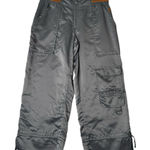 FILA  athletic running workout Cargo Straight leg Capri Medium silver‎ grey rare Photo 0