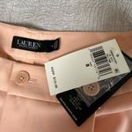 NWT Lauren Ralph Lauren Pleated Georgette Shorts Womens 8 Pale Pink High Waist Photo 2