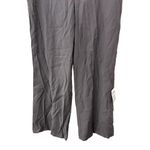 Topshop Slack Pants Wide Leg Functional Pockets Flat Front Gray Women's 10 NWT Photo 2