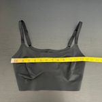 True&Co Black Scoop Neck Unpadded Full Coverage Bralette Women's Size Medium Photo 4