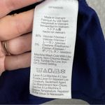 Madewell  Blue Side Cinch‎ Long Sleeve Polo Top Photo 4