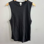 Free People Intimately All the Time Linen Blend Black Tank Top Sleeveless Shirt Photo 1