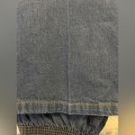 American Sweetheart vintage elastic waist dark wash pull on jeans w/pockets Sz L Blue Photo 6