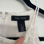 White House | Black Market  white lace dress / eyelet white dress Photo 4
