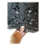 J.O.A. Skirt‎ Women Small Black Embroidered Lace Straight Knee Length Pencil Career Photo 6