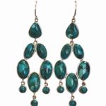 Silpada Turquoise Sterling Silver Chandelier Vieques Drop Dangle Earrings W3289 Photo 6