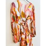 Petal and Pup New  Laquin Long Sleeve 
Natural Maxi Dress with Cut Outs Size: XL Photo 2