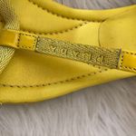 Prada VTG Y2K  Size 36 Yellow T-Strap Ankle Strap Kitten Heel Sandals Photo 9