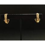 Christian Dior  small gold and crystal clip earrings Photo 5