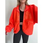 FREE PEOPLE Movement Hit The Slopes Pullover in Neon Coral Size X Photo 2