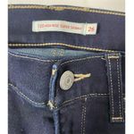Levi's Women's 720 High Rise Super Skinny Jeans Size 26 Dark Blue Photo 4