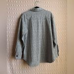 Athleta  Textured Shirt Jacket Black White Herringbone Sz M Photo 1