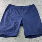Emerald 78 Womens 20W Navy Blue Shorts Golf‎ Casual Cargo Zipper Pockets Active Photo 0