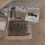 H&M Women's Cream Mickey Mouse Disney Long Sleeve Sweater Sweatshirt Top Size L Photo 2