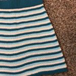 Wild Fable blue striped crochet mini skirt Photo 6