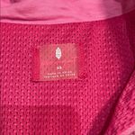 Free People  MOVEMENT LETS GO OUT PULLOVER WINDBREAKER PINK RUFFLES ZIP UP XS Photo 3
