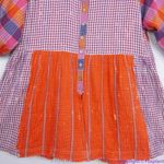 Free People NEW  Moon Bay Mixed Plaid‎ Top, XS Photo 3