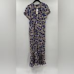 J.Crew  Short-sleeve slip dress in indigo daisy print Photo 6