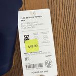 ATHLETA Flex Spacer Bra NWT Navy White D/DD Size M Photo 3