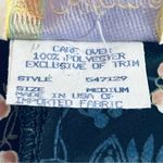 California Dynasty Vintage Women's Blue Floral Lingerie Negligee Nighty Medium Photo 2