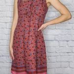 Vintage 80s Positive Attitude Pink Floral Dress Size 6 Photo 0