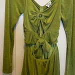 Princess Polly  Olive Green Loriella Long Sleeve Romper Photo 2