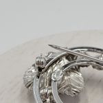 Sterling Silver Multi Color Rhinestone Wreath Brooch Pin Set Mother’s Day Gift‎ Photo 8