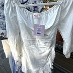 NWT Size 8 White wrap dress Photo 0