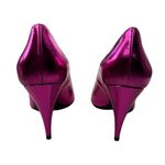 Saint Laurent NEW Kiki 85 Metallic Leather Pumps size 37 Pink Photo 7