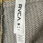 RVCA NEW Crystal Denim Overalls Gray Stripes Wide Leg Crop 100% Cotton Size M Photo 13