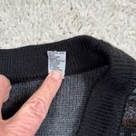 BKE by Buckle Women Gray Black Stripe V Neck Button Cardigan Sweater Size S Photo 4