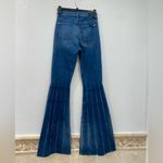 7 For All Mankind  Seven High Waist Pleated Mega Flare Jeans size 24 Photo 2