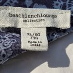 Beachlunchlounge Printed Tiered Babydoll Blue Dress XL Long Sleeves Photo 5