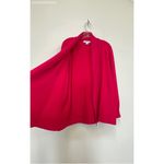 Liz Claiborne Liz Clairborne Red Textured Long Cardigan - Size L Photo 7