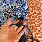 Jantzen  size 12 bathing suit Swimsuit One-piece Periwinkle/Pink Graphic Photo 5