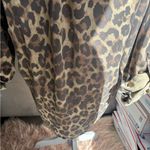 Lovestitch  Brown Leopard Print Shirt Photo 5