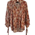 Cynthia Rowley  Floral Blouse MEDIUM Photo 0