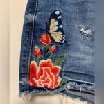 BLANK NYC Embroidered Jean Shorts Photo 4