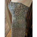 The Limited  Women's Silver Gray Brocade Bubble Strapless Dress Size 6 nye dress Photo 1