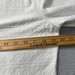 J. McLaughlin ‎ XL White Textured 3/4 Sleeve Boat Neck Top Blouse Photo 6