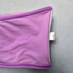 Purple Bandeau Stretch Swim Sports Bra Beach Bralette Bikini Top XL Extra Large Photo 3