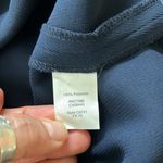 J.Crew  Sleeveless Side Panel Wrap Front With Side Zipper Navy Dress Photo 3