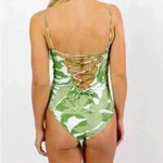 Free People Citrine Swim  LUNA ONE PIECE TROPICAL DREAMS ACACIA Bathing Suit $176 Photo 2